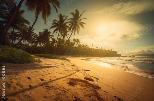 Idyllic Tropical Beach © AIproduction