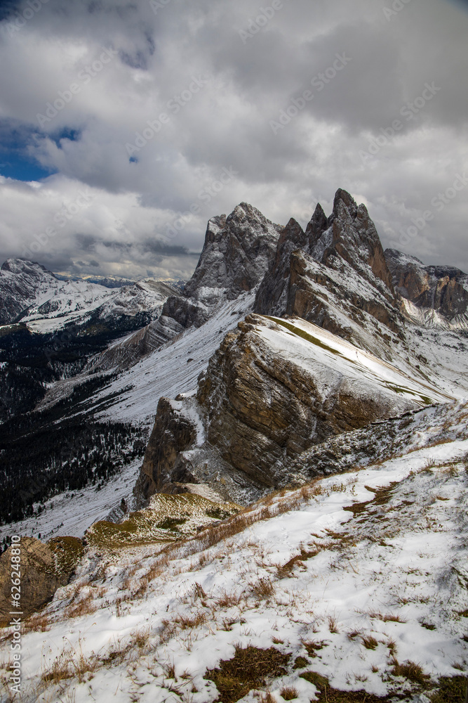 Obraz premium snow covered mountains, Dolomites
