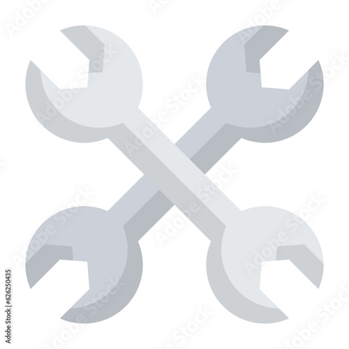 Wrenches Flat Icon
