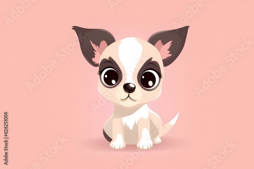 a cute puppy made by midjeorney