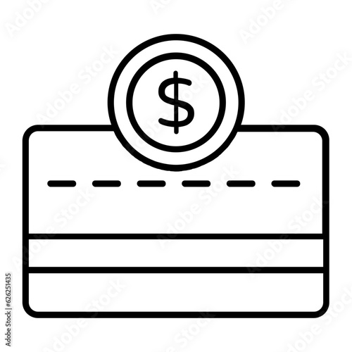 Card Pay Line Icon