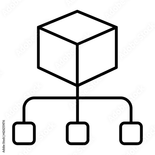 Product Network Line Icon