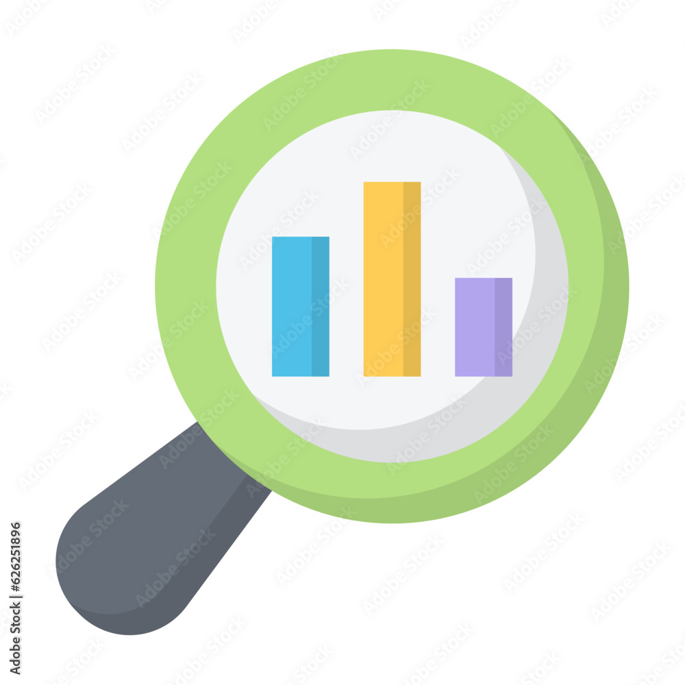Market Analysis Flat Icon Market Analysis Flat Icon