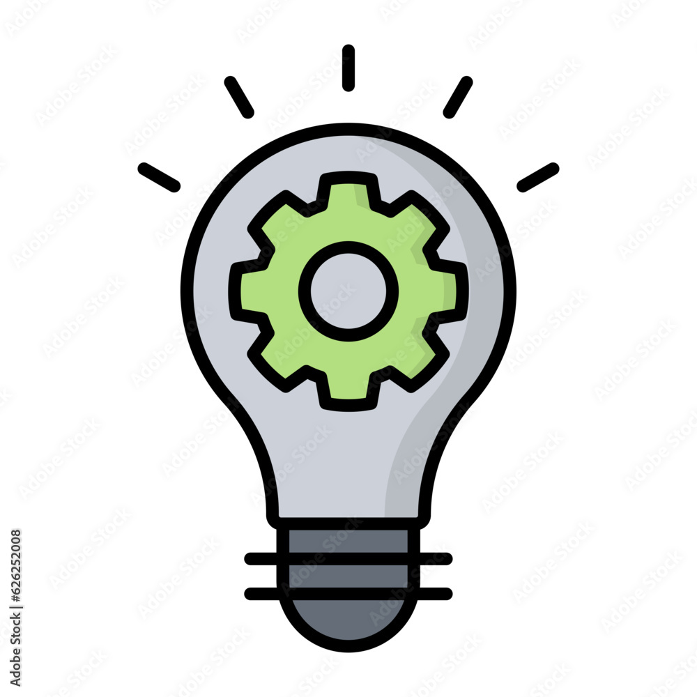 Innovation Line Color Icon Innovation Line Color Icon