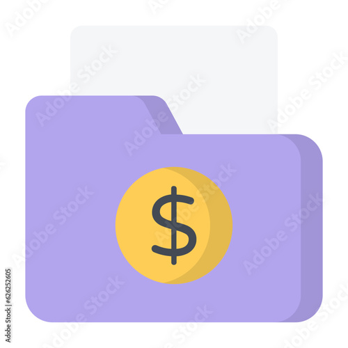 Business Folder Flat Icon