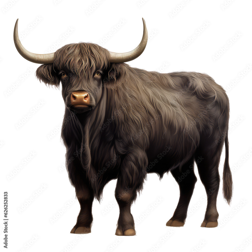 angus looking isolated on white angus looking isolated on white
