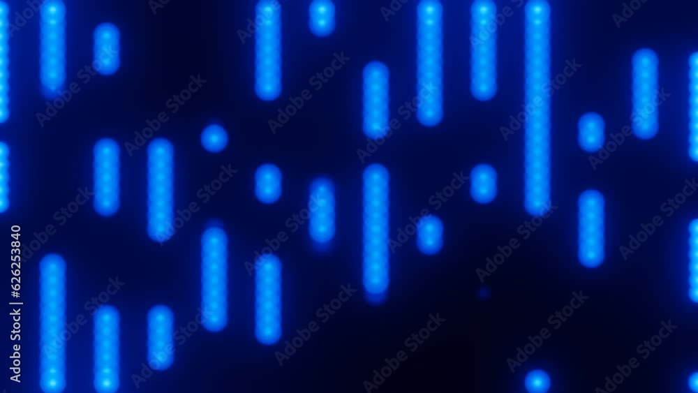 Blurred Blue Balls Background Loop Animation in 4K Blurred Blue Balls Background Loop Animation in 4K
