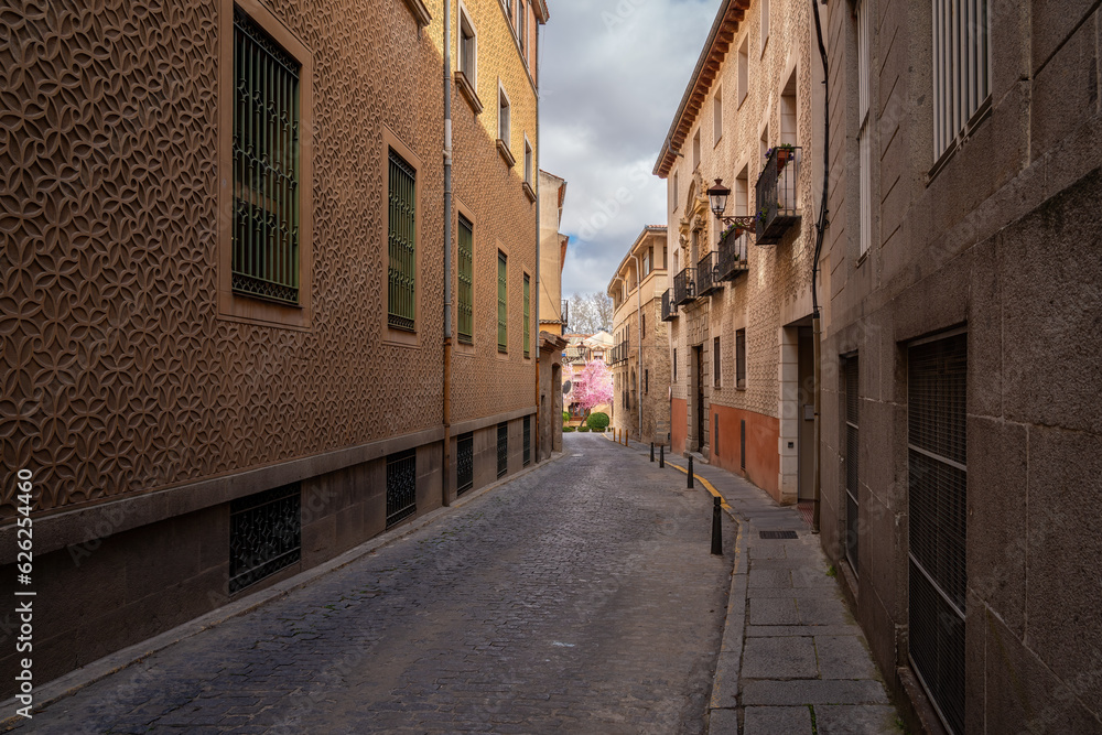 Street in Segovia Old Town - Segovia, Spain