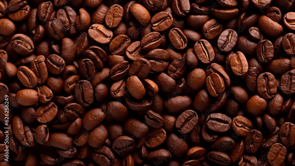 Fototapeta premium Coffee Beans, Ai Generative illustration