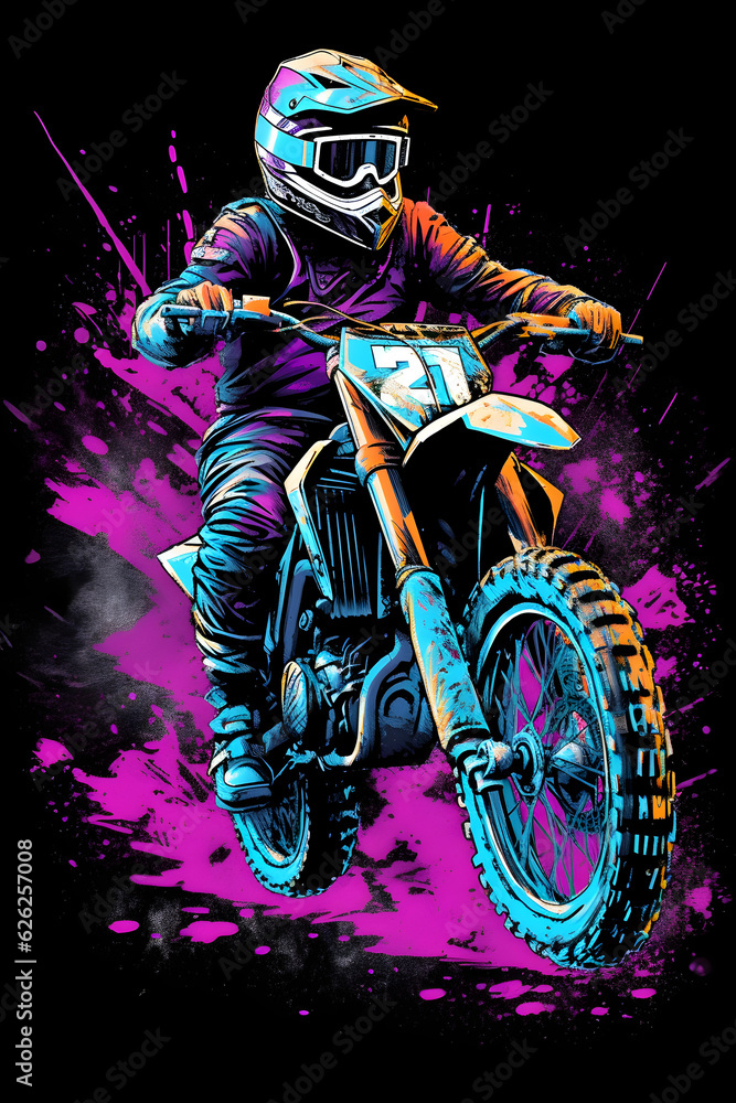 biker on motorcycle