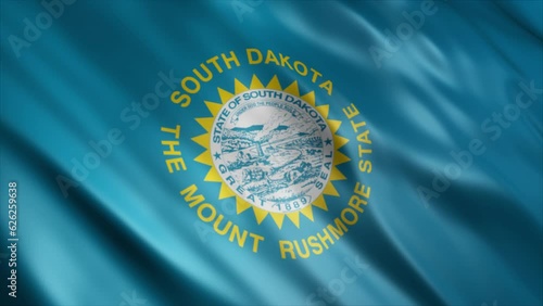 South Dakota State (USA) Flag Animation
Loop able, Extend the duration as required photo