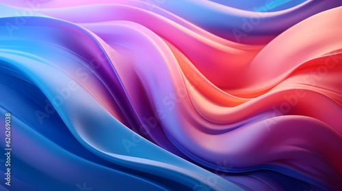 abstract background fluid with smooth gradients