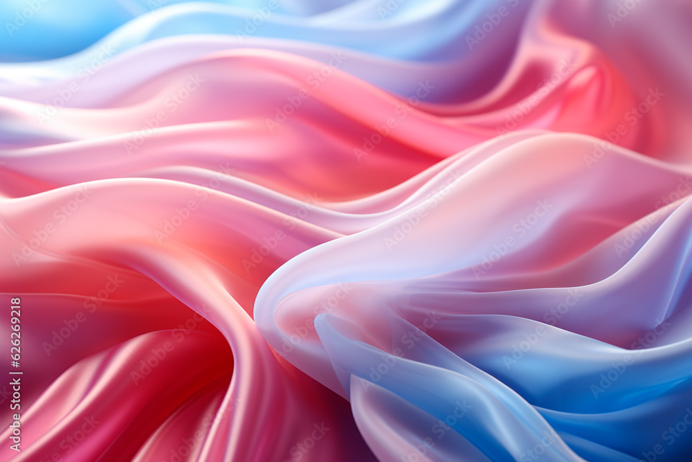 Obraz premium abstract background with pink and blue liquid shapes.generative ai