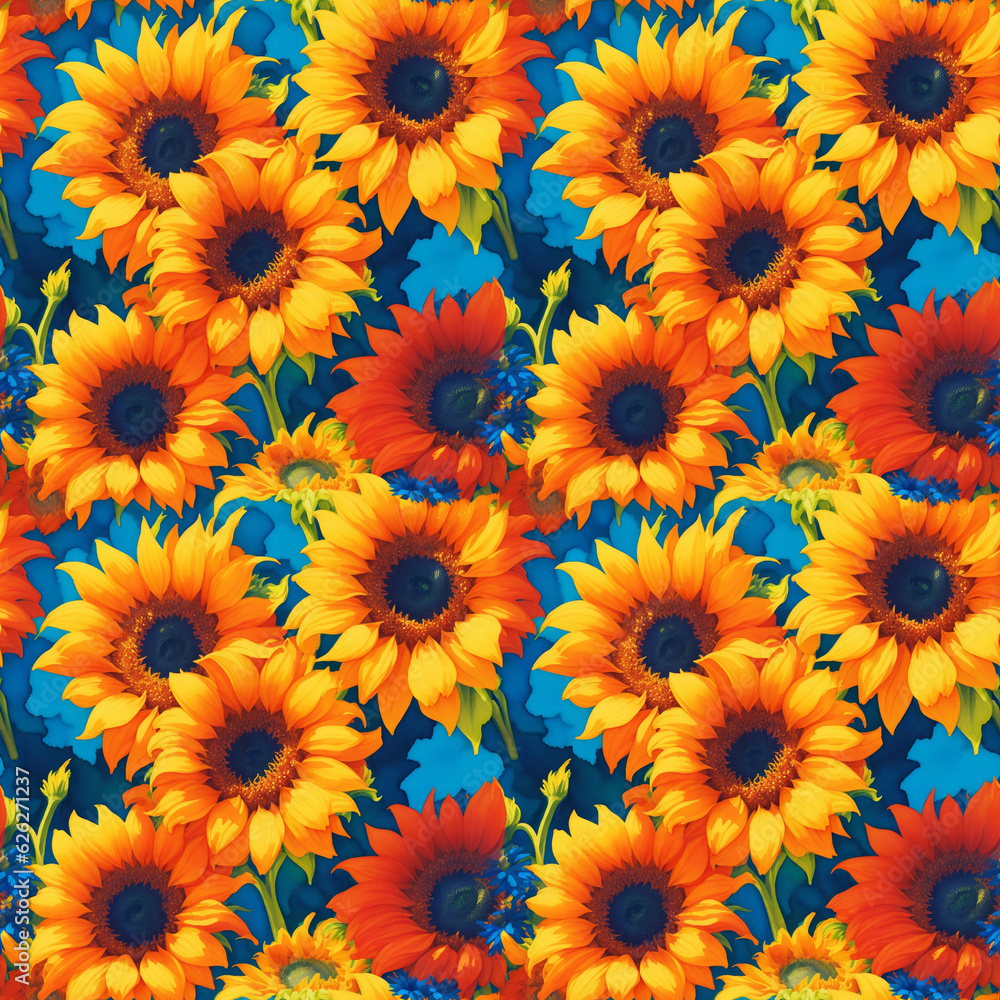 sunflowers background sunflowers background