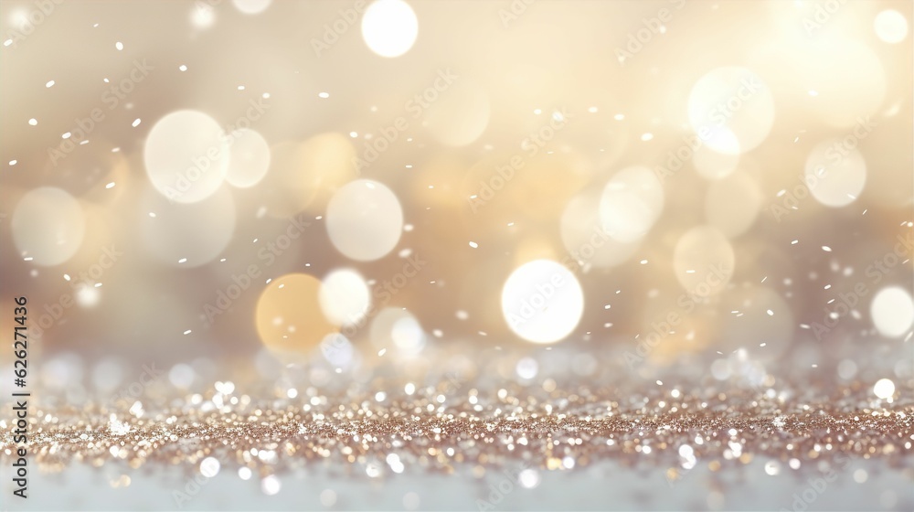 Winter Christmas Snow Fall Bokeh Lights Snowflakes Pastel Colour Background Winter Christmas Snow Fall Bokeh Lights Snowflakes Pastel Colour Background