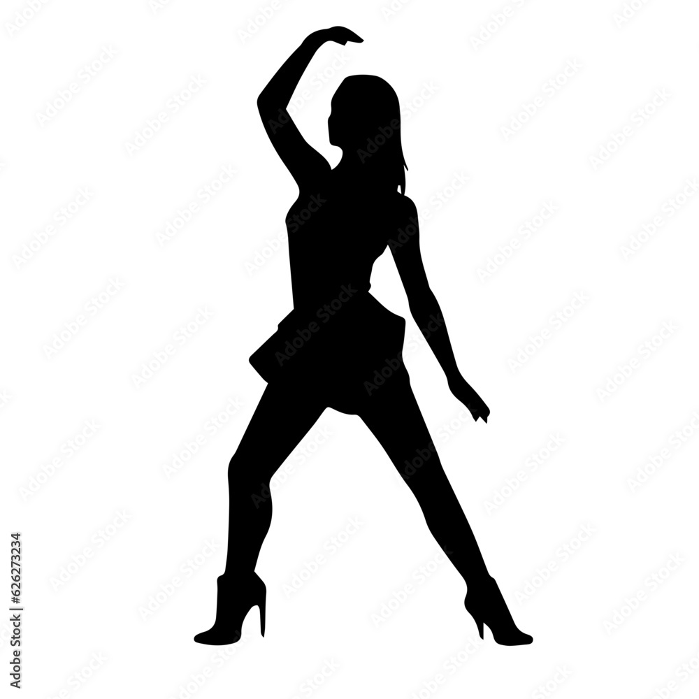 dancer silhouette illustration 