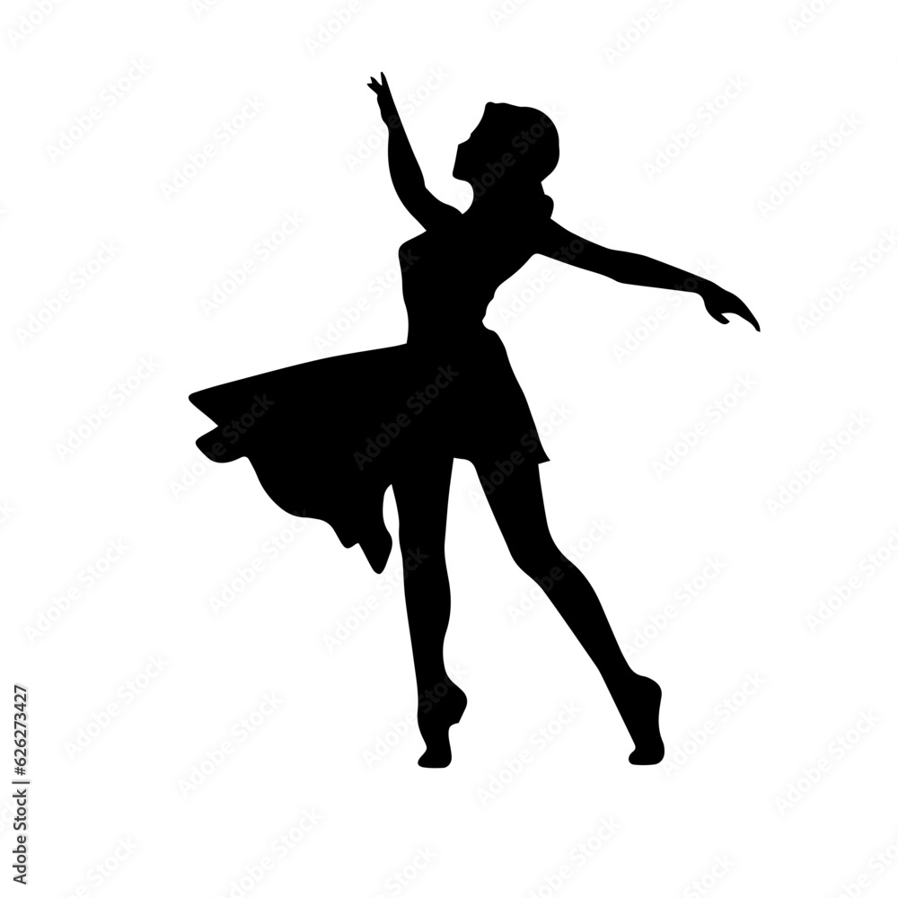dancer silhouette illustration dancer silhouette illustration
