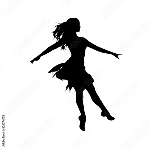 dancer silhouette illustration  © DLC Studio