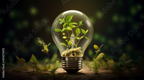 Environmental concept of purity and ecology of the planet new quality universal colorful technology stock image illustration design, generative ai