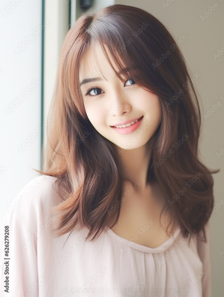 ゆるふわのヘアモデル(髪の質感特化) ゆるふわのヘアモデル(髪の質感特化)