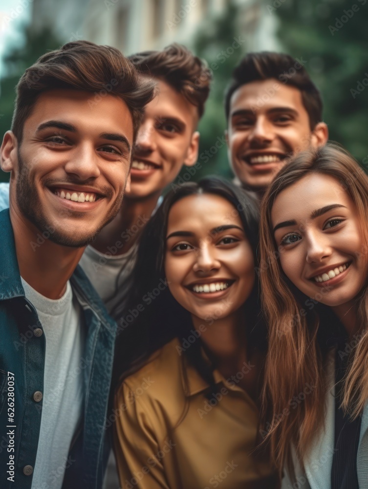 Friendship Day. Happy friends is smilling Friendship Day. Happy friends is smilling