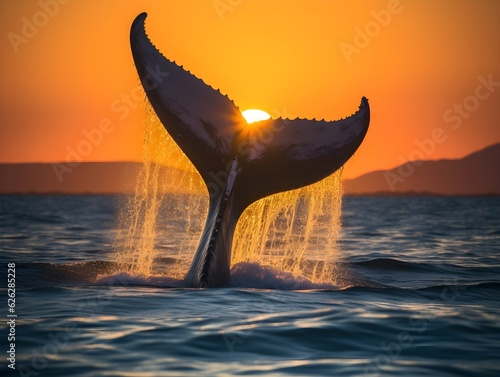 Walflosse - Symbol der Freiheit im Ozean © Joseph Maniquet