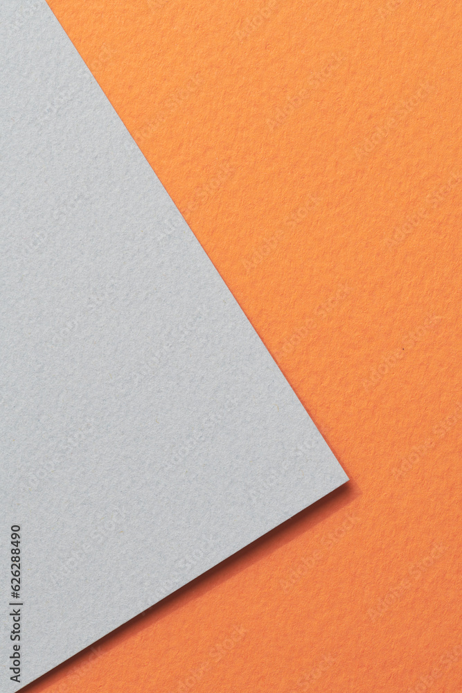 Rough kraft paper background, paper texture orange gray colors. Mockup with copy space for text Rough kraft paper background, paper texture orange gray colors. Mockup with copy space for text