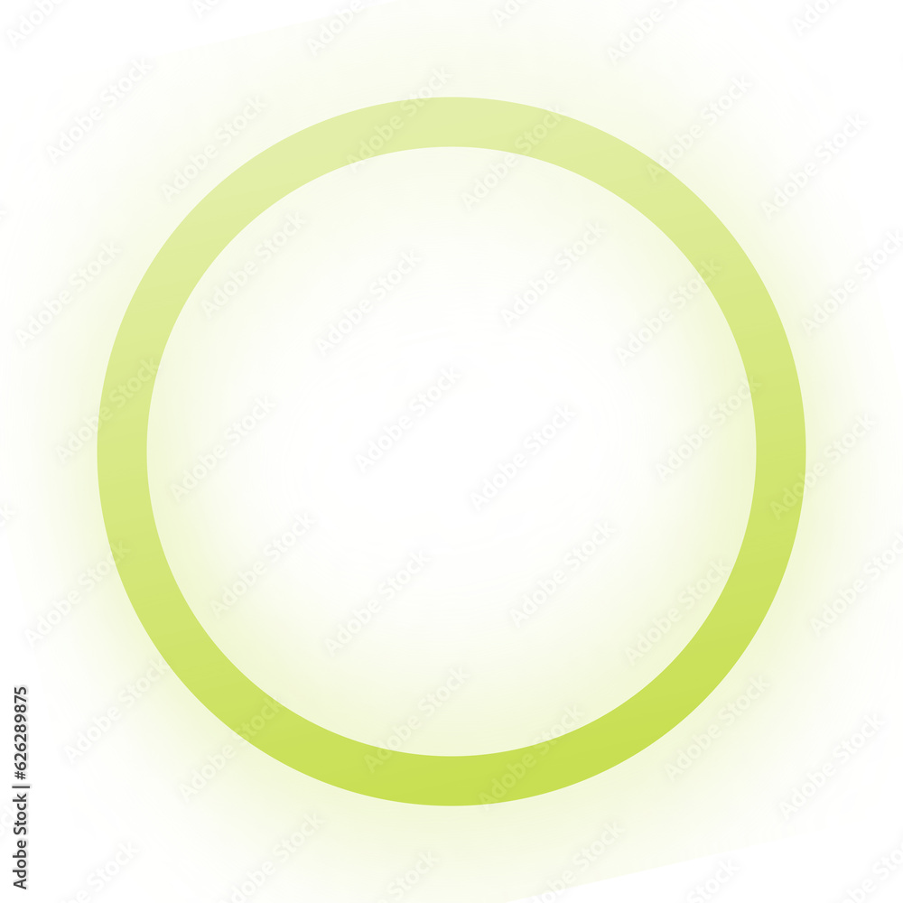 Luminous neon circle in several gradient colors Luminous neon circle in several gradient colors