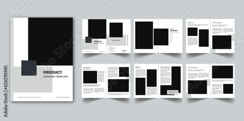 Product Catalogue & modern a4 product catalog design template, Minimalist product brochure template design