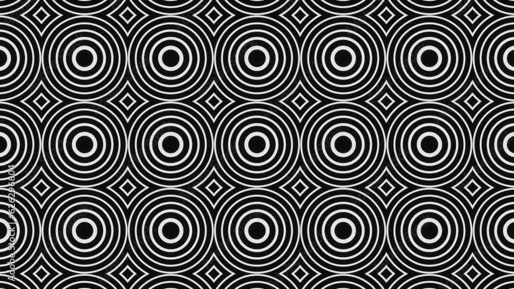 White on Black Abstract Curly Multipattern Background VJ Loop Animation in 4K White on Black Abstract Curly Multipattern Background VJ Loop Animation in 4K
