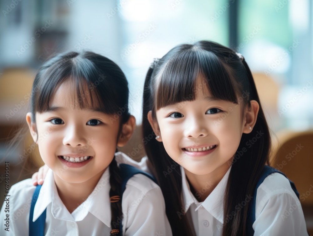 Asian Girls' Education. Happy beautiful Asian Girl is smilling. Asian Girls' Education. Happy beautiful Asian Girl is smilling.