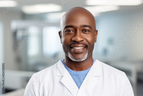 Close-up portrait of a friendly, smiling, self-confident male doctor, medical worker on the white background