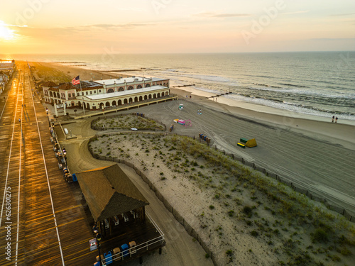 Aerial Drone of Ocean City New Jersey Summer 2023
