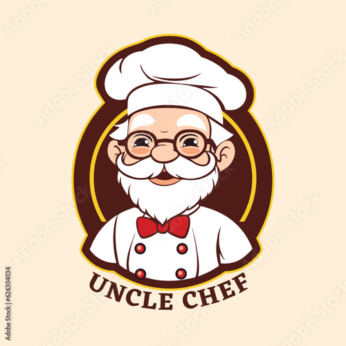 Chef Restaurant Logo Stock Illustrations Template. Yummy concept - vector.