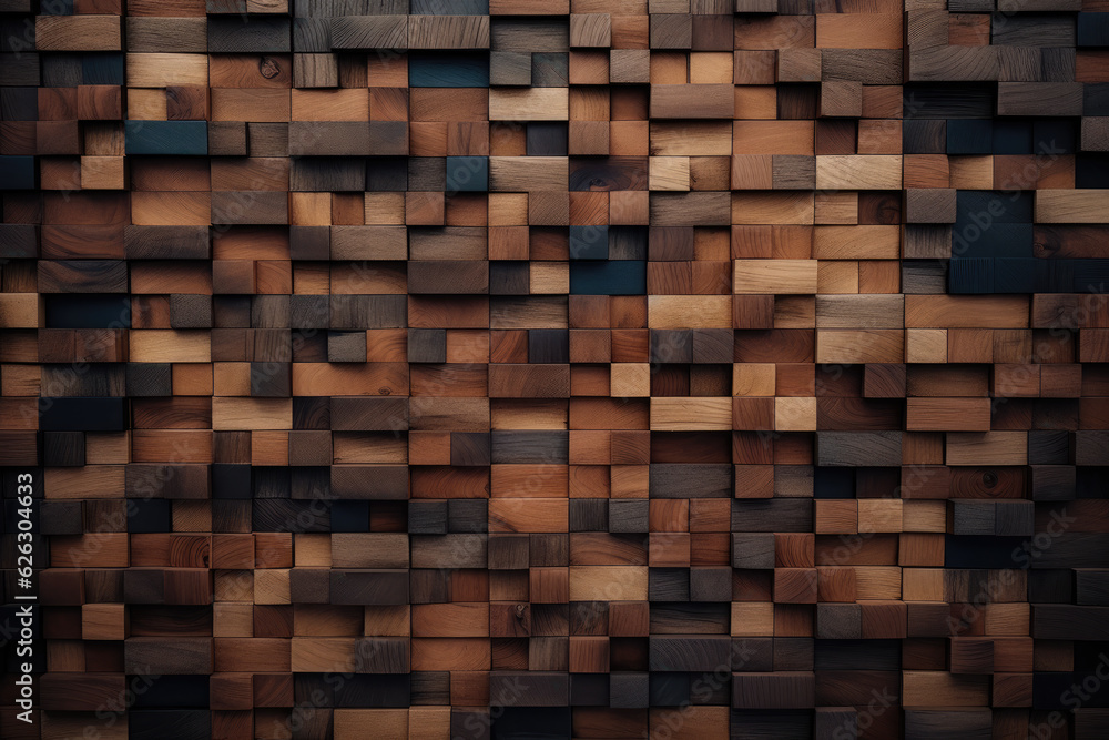 Wooden Squares Abstract Background Wooden Squares Abstract Background