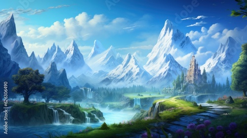 Fantasy Landscape Game Art