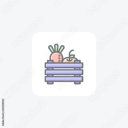 Bountiful Harvest, farming Vector Awesome Fill Icon