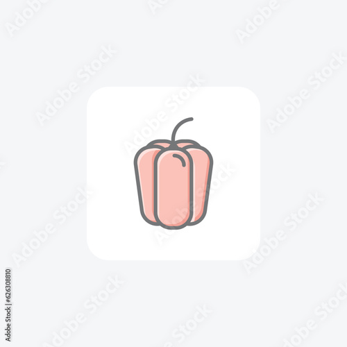 Wallpaper Mural Vibrant Capsicum Vector Awesome Fill Icon Torontodigital.ca