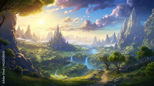 Fantasy Landscape Game Art