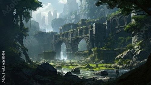 Fantasy Ruins Artwork