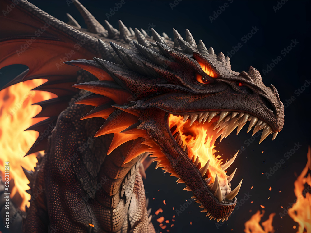 red dragon in the night red dragon in the night