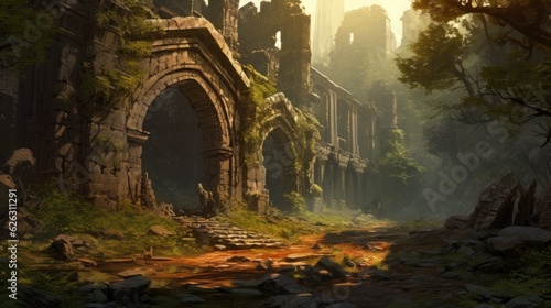 Fantasy Ruins Artwork