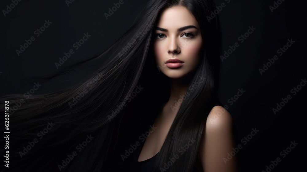 Beautiful model woman with long hairstyle. Care and beauty hair products. Beautiful model woman with long hairstyle. Care and beauty hair products.