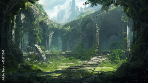 Fantasy Ruins Game Artwork