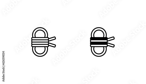 Roap icon design with white background stock illustration