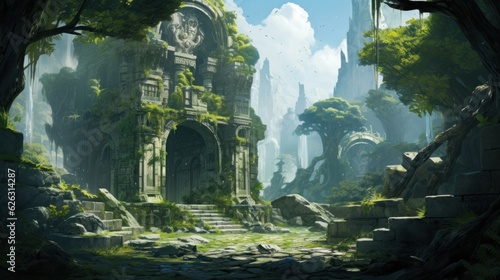 Fantasy Ruins Game Artwork