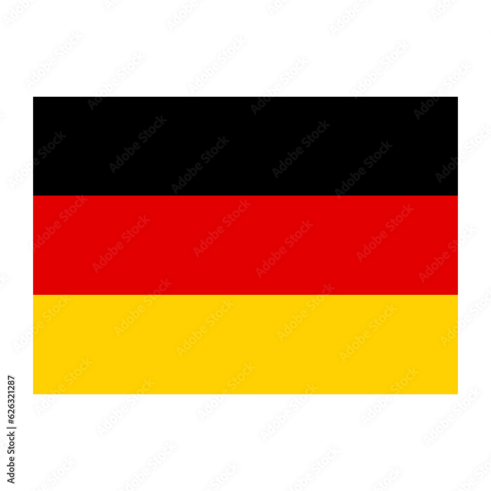Naklejka premium Vector illustration of Germany flag 