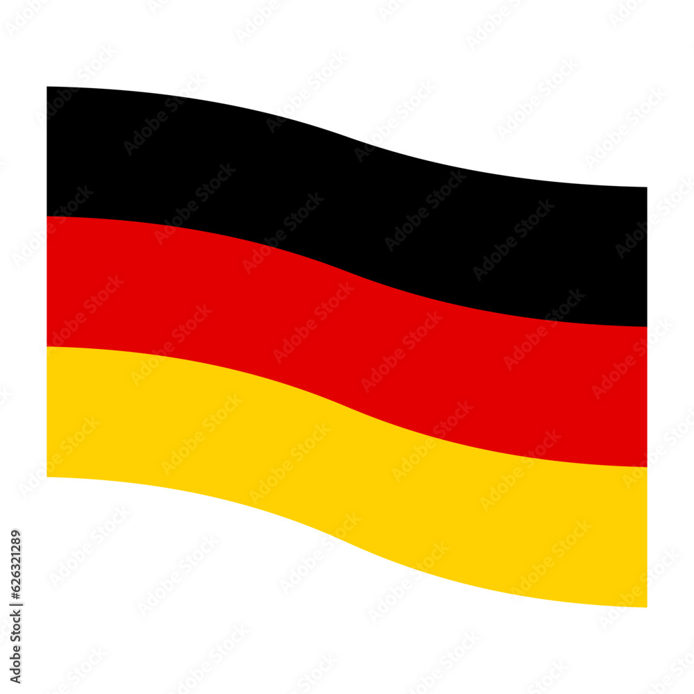 Naklejka premium Vector illustration of Germany flag
