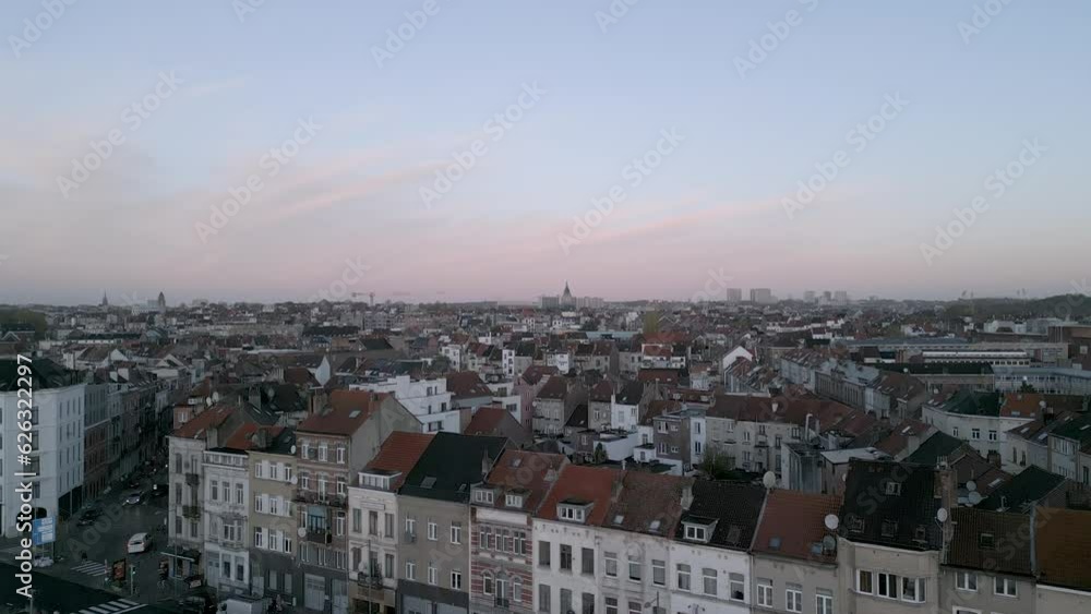 Brussels Belgium Drone fly over early morning shot. Shot with Mini 3 Pro Brussels Belgium Drone fly over early morning shot. Shot with Mini 3 Pro