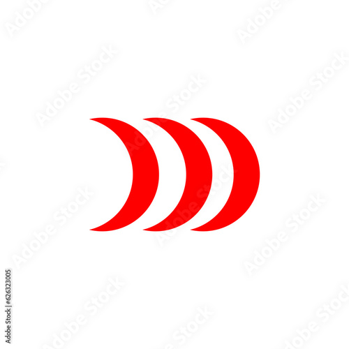 M N logo with modern concept vector illustration. Simple line circle logo M letter. Vector Logo M. Abstract business design template logo icon with letter M. Vector color emblem sign.